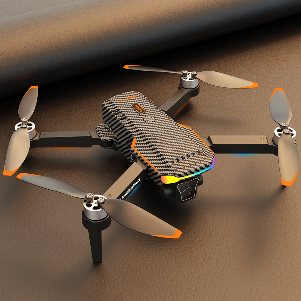 Drone F168 Brushless Optical Flow Obstacle Avoidance Aerial Photography Quadcopter Long-Endurance Remote Control