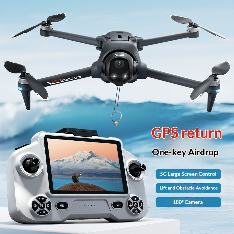 Drone With GPS-enabled Smart Positioning For Aerial Photography