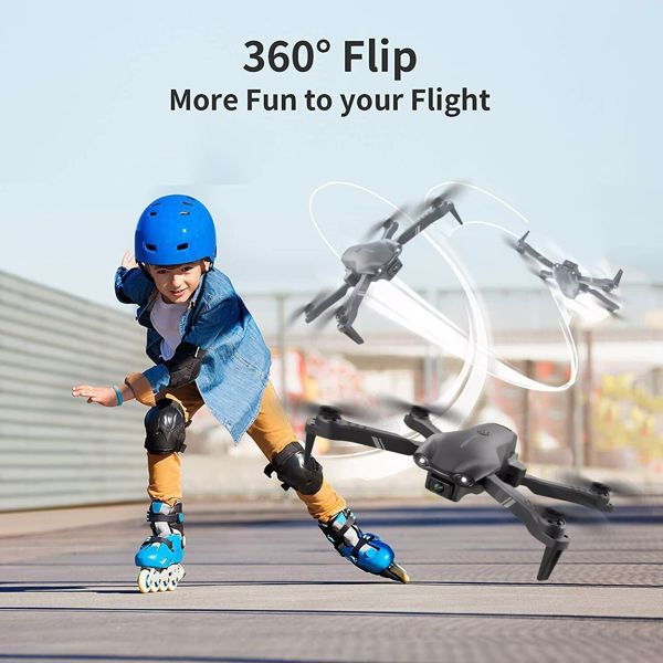 4DRC V13 Remote Control Drone 6K High-definition Dual Camera WiFi FPV Foldable Quadcopter Camera Drone, 2 Batteries, Logistics Randomly Sent By UPS, USPS, FEDEX