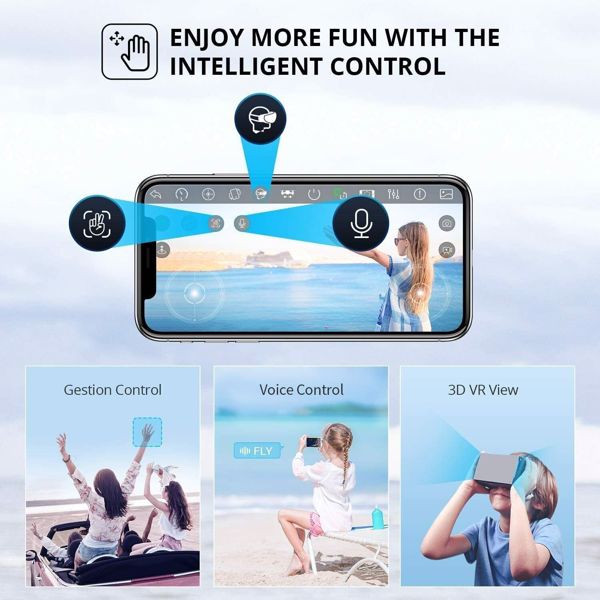 4DRC V13 Remote Control Drone 6K High-definition Dual Camera WiFi FPV Foldable Quadcopter Camera Drone, 2 Batteries, Logistics Randomly Sent By UPS, USPS, FEDEX